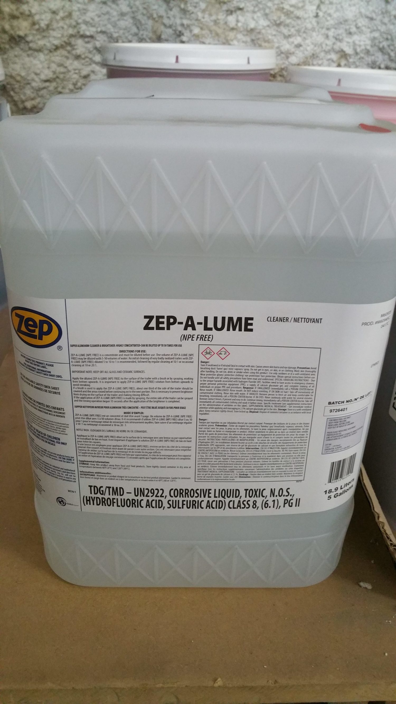 Zep Alume Soap Stop
