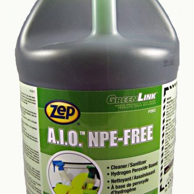 A.I.O 4L cleaner and disinfectant.