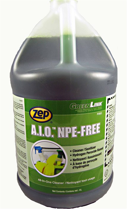 A.I.O 4L cleaner and disinfectant.
