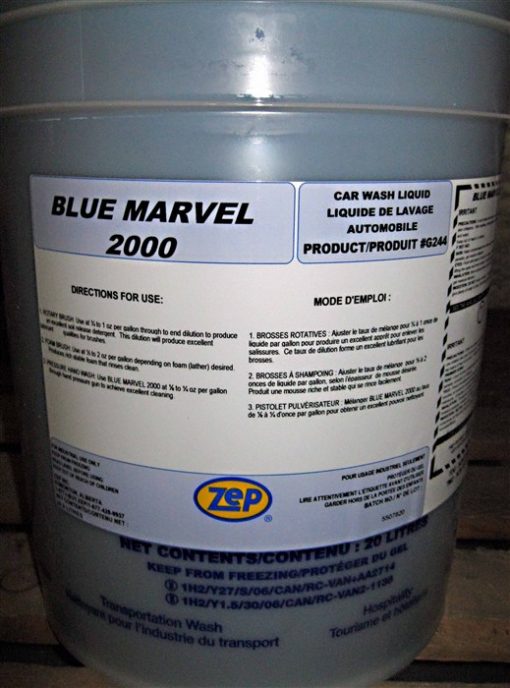 Zep Blue Marvel 2000 High Foam Vehicle Detergent