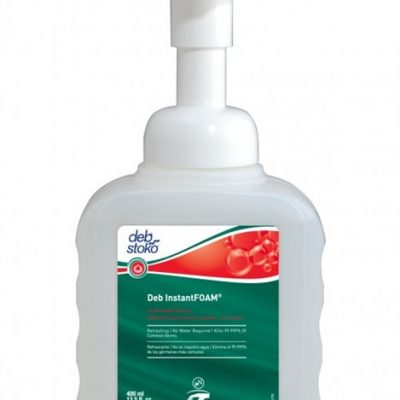 Deb InstantFOAM Alcohol-Based Hand Sanitizer 400ML with pump.