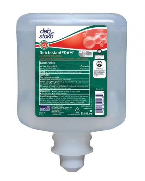 Deb InstantFOAM Alcohol-Based Hand Sanitizer - Proline
