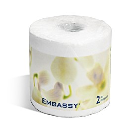 Embassy Toilet Paper household size.
