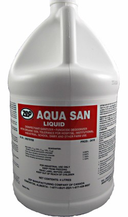 Zep Aquasan Food Grade Sanitizer and Disinfectant
