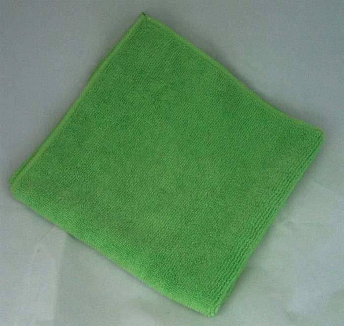 16x16 Green Color Microfiber Towels