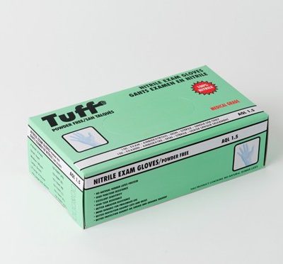 Tuff Blue Disposable Nitrile Gloves