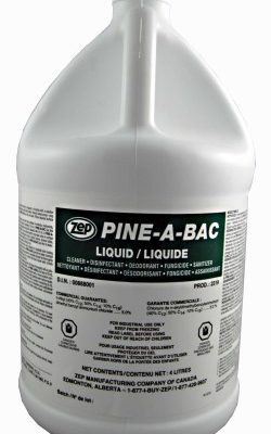 Zep Pine A Bac pine scented cleaner.