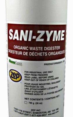 Zep Sanizyme septic waste digester.