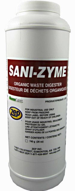 Zep Sanizyme septic waste digester.