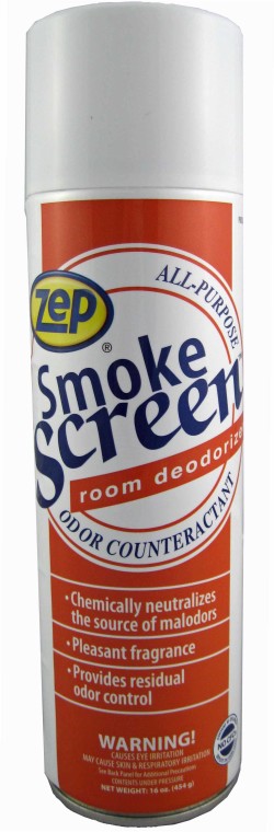 Zep Smoke Screen Odor Eliminator.