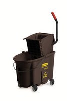 Rubbermaid Wavebreak Sidepress mop bucket.