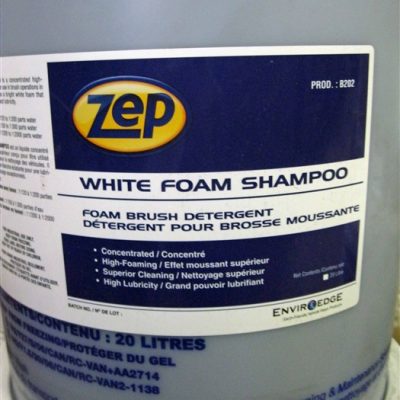 Zep White Foam Shampoo - Foam Brush Detergent